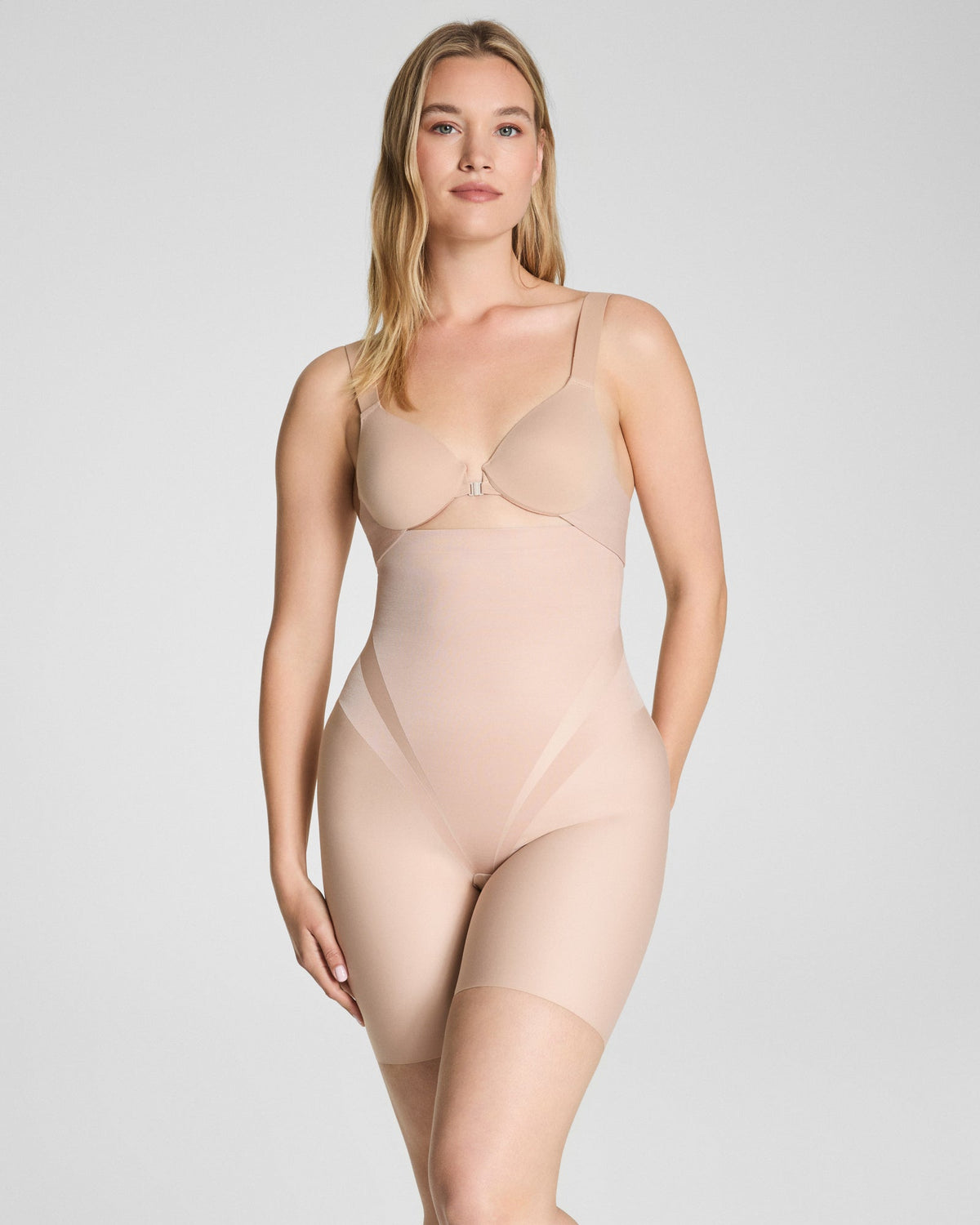 Guaina modellante vita alta color Champagne Beige